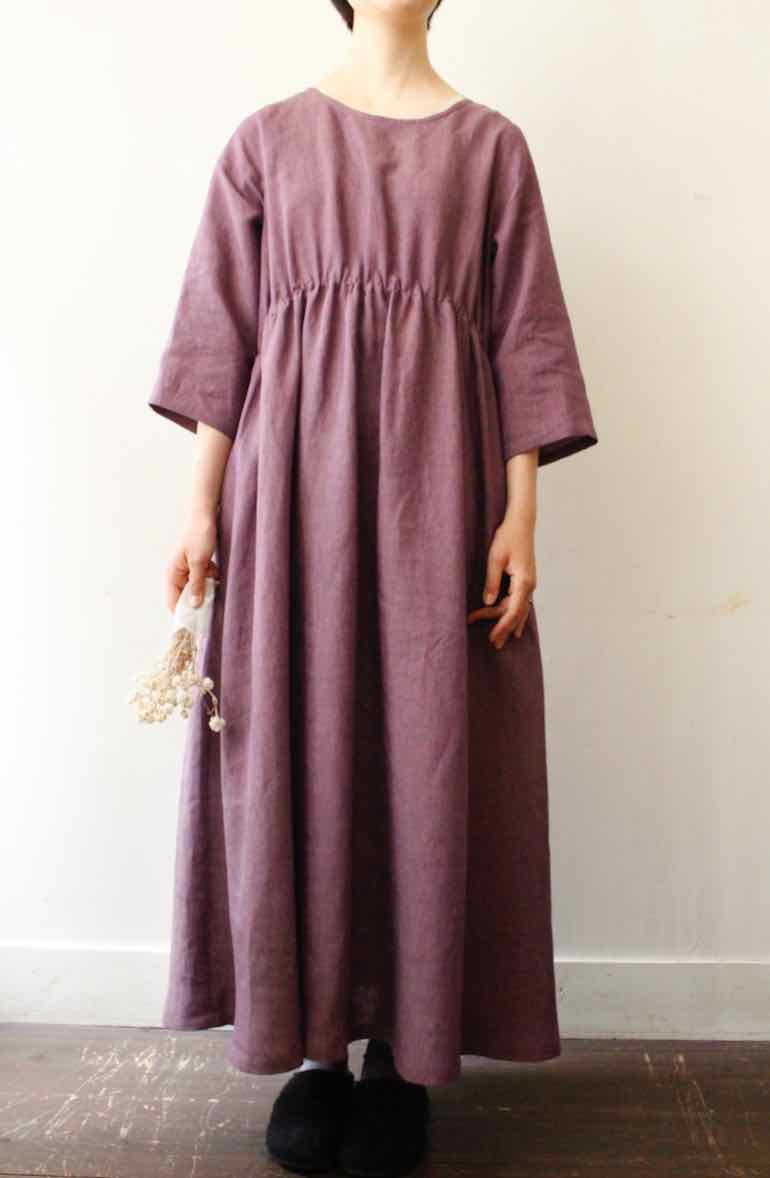 No.142 High Waist Gathered Dress<br>No.142ハイウエストゴムワンピース型紙
        